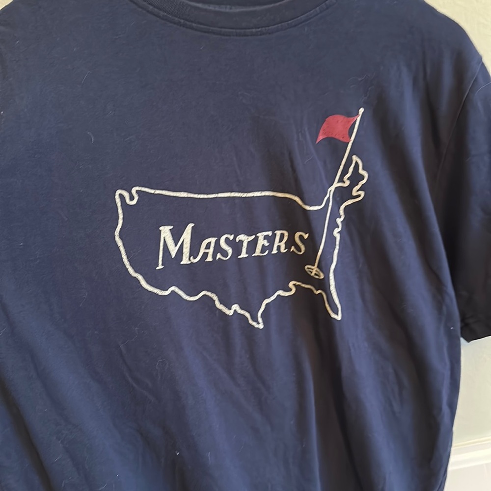 Men’s masters small navy blue T-shirt in good condition